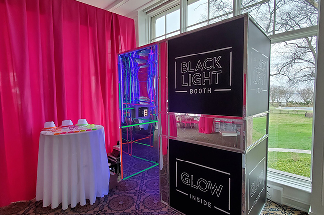 Blacklight Booth  Creative Event Services