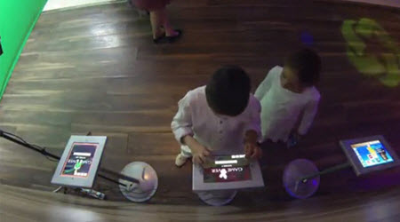 Kids Enjoying VR Hero Station